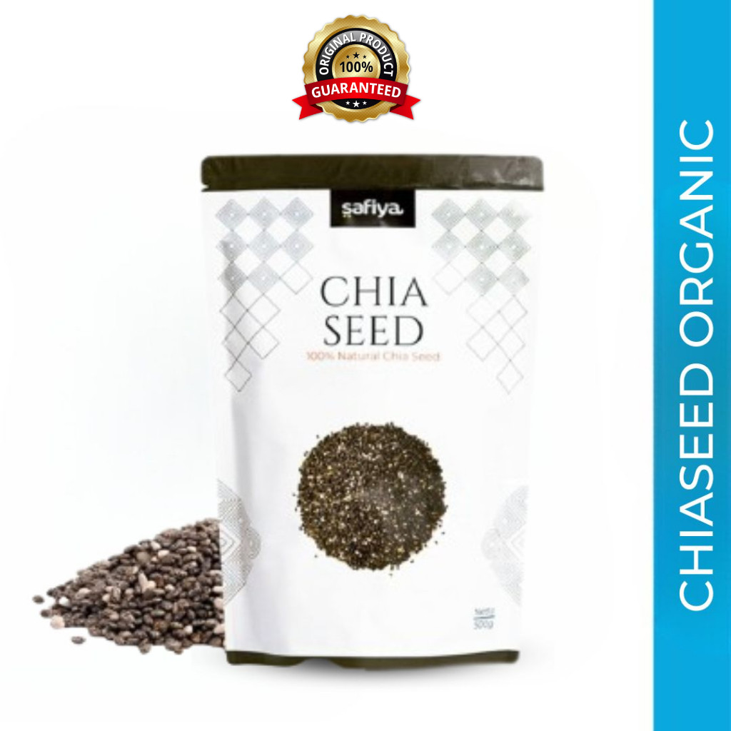 

Organic Black Chia Seed 1 Kg Premium Biji Chiaseed Original SAFIYA HERBAL