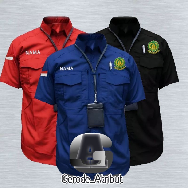 kemeja mtek polhut / kemeja polhut / baju kemeja polhit / seragam polhut