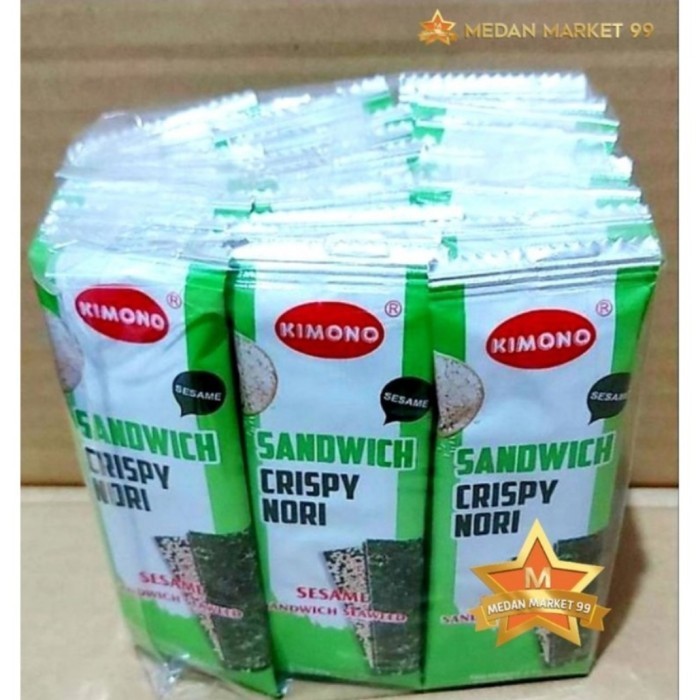 

Promo KIMONO | SANDWICH CRISPY NORI 24 bks | SESAME | NORI | SNACK | SEAWEED