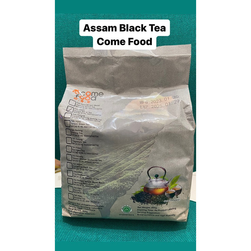 

Assam Black Tea Come Food 600gr Teh HitamGratis Ongkir & COD