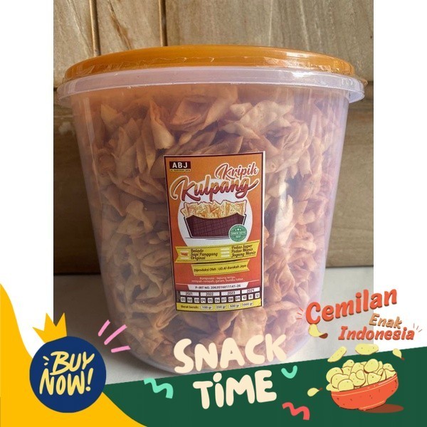 

Special Diskon KRIPIK KULPANG (KULIT PANGSIT) KEMASAN 1000GRAM (1KG) TOPLES ADA 6 VARIAN RASA