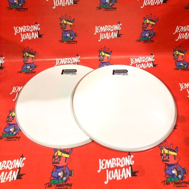 MIKA BAS HADROH 16inc MIKA BASS 40cm POWER BEAT WARNA PUTIH. MIKA BASS HADROH HABSYI AZZAHIR