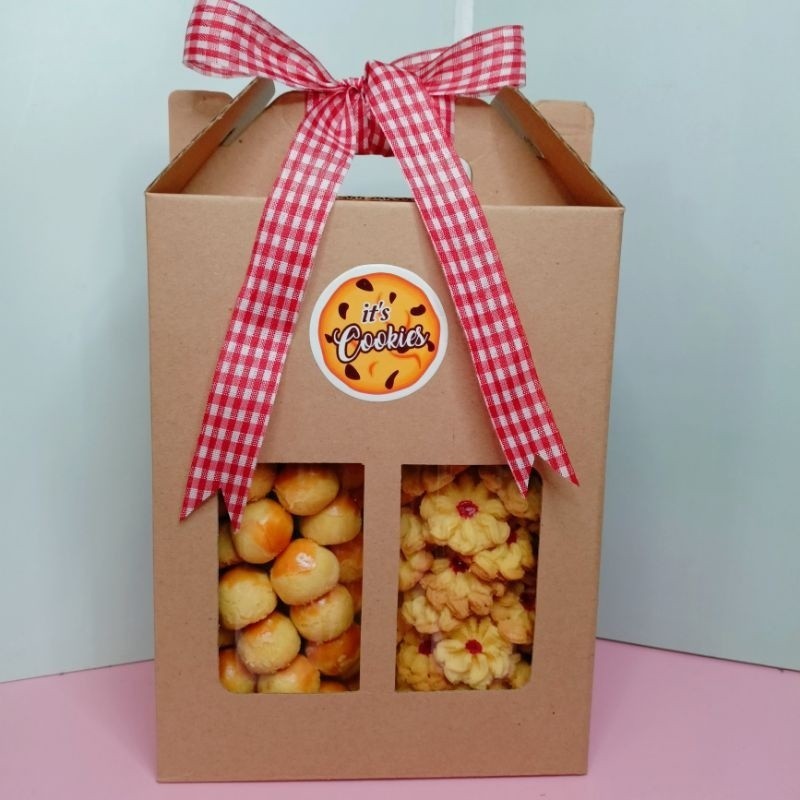 

DISKON Paket Kue Nastar Premium FREE Kartu Ucapan/Hampers Lebaran/Imlek/Bingkisan Kue Kering part 4