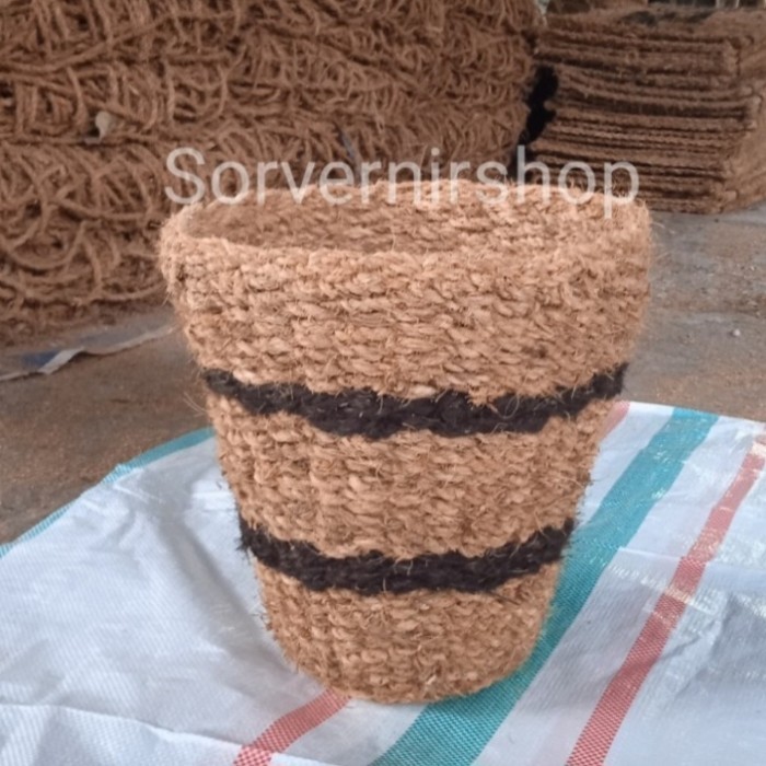 Pot Serabut Kelapa Jumbo Cover Pot Bunga Serabut Kelapa 30CM