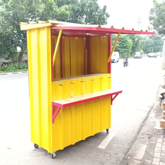 Gerobak Semi Kontainer | Gerobak Usaha | Gerobak Jualan