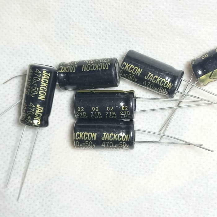 elko jackcon 470uf 50v original taiwan elco jackon jakcon 470uf/50v F