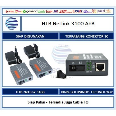 HTB Netlink 3100 A & B || Konventer FO TO LAN