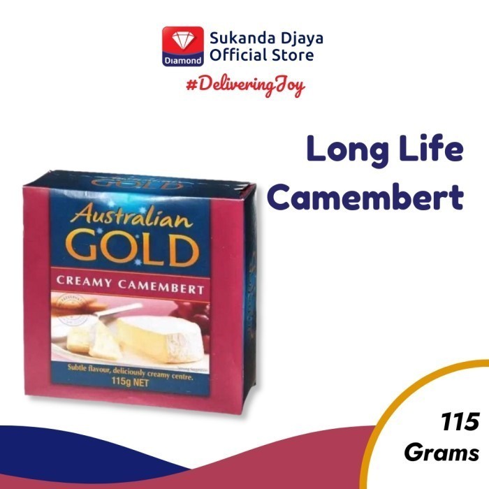 

New | Keju Australian Gold Cheese Long Life Camembert 115 Gr