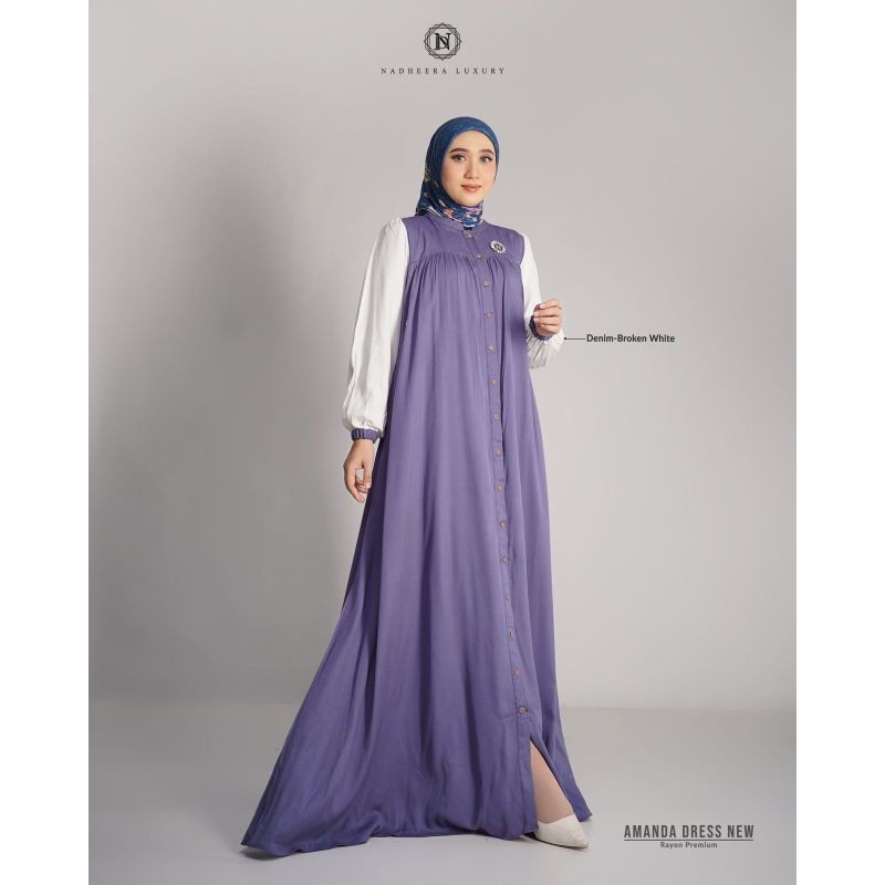 Amanda DRESS by Nadheera luxury ️ COD ️ special price ️ gamis terbaru 2023