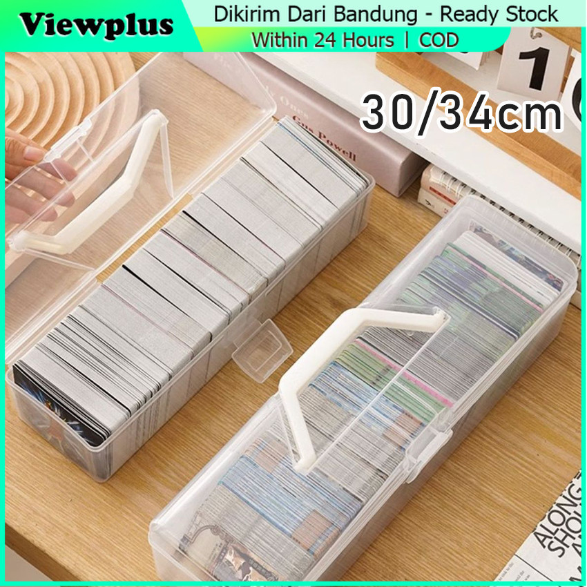 Box Card Kotak Penyimpanan Card Pokemon TCG Multifunctional Transparent Box Organizer Kartu Pokemon 