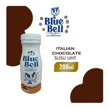 

Susu UHT Coklat Blue Bell 200ml Botol Bluebell Italian Chocolate Mayora | nuchans mart