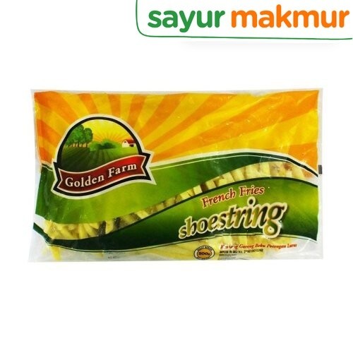 

Golden Farm Kentang Goreng Shoestring 500 gram Sayurmakmur