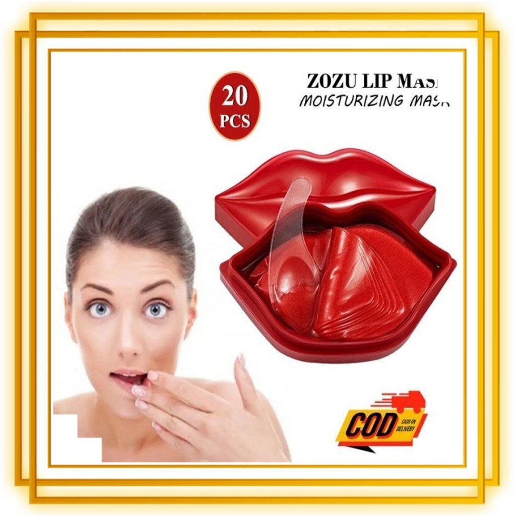 ZOZU Pelembab Bibir Kering Pecah Masker Bibir Cherry Collagen Moisturizing Essence Lip Therapi Lip B