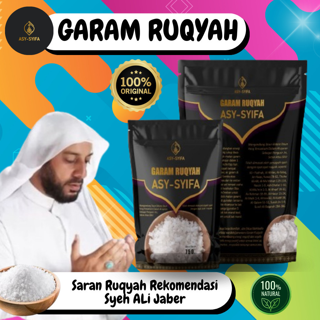 

Garam Ruqyah Ruwatan AsySyifa Original - Untuk Mengatasi Penyakit Non Medis