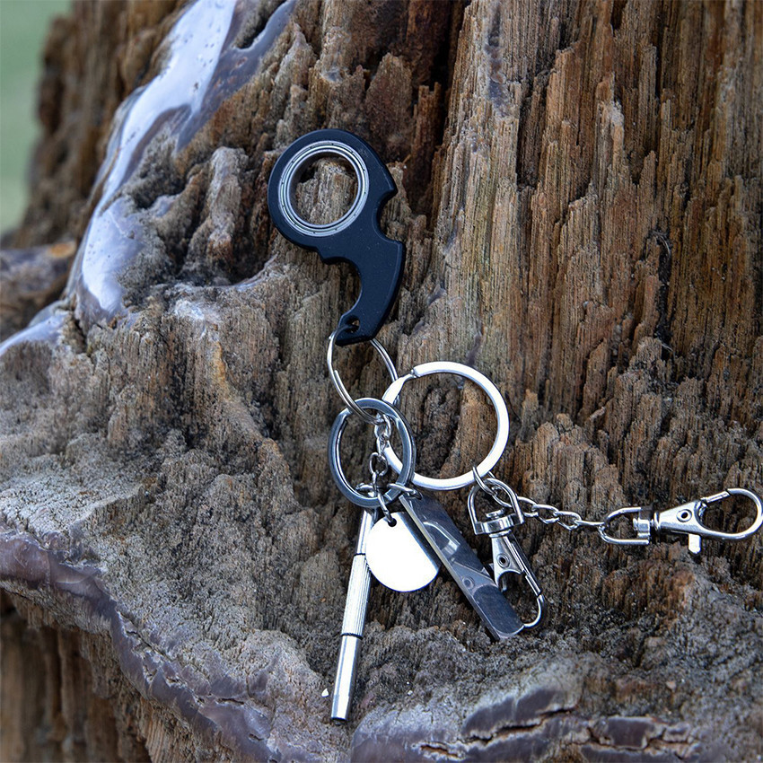 KEYRAMBIT Gantungan Kunci Karambit Spinner Keychain Bearing
