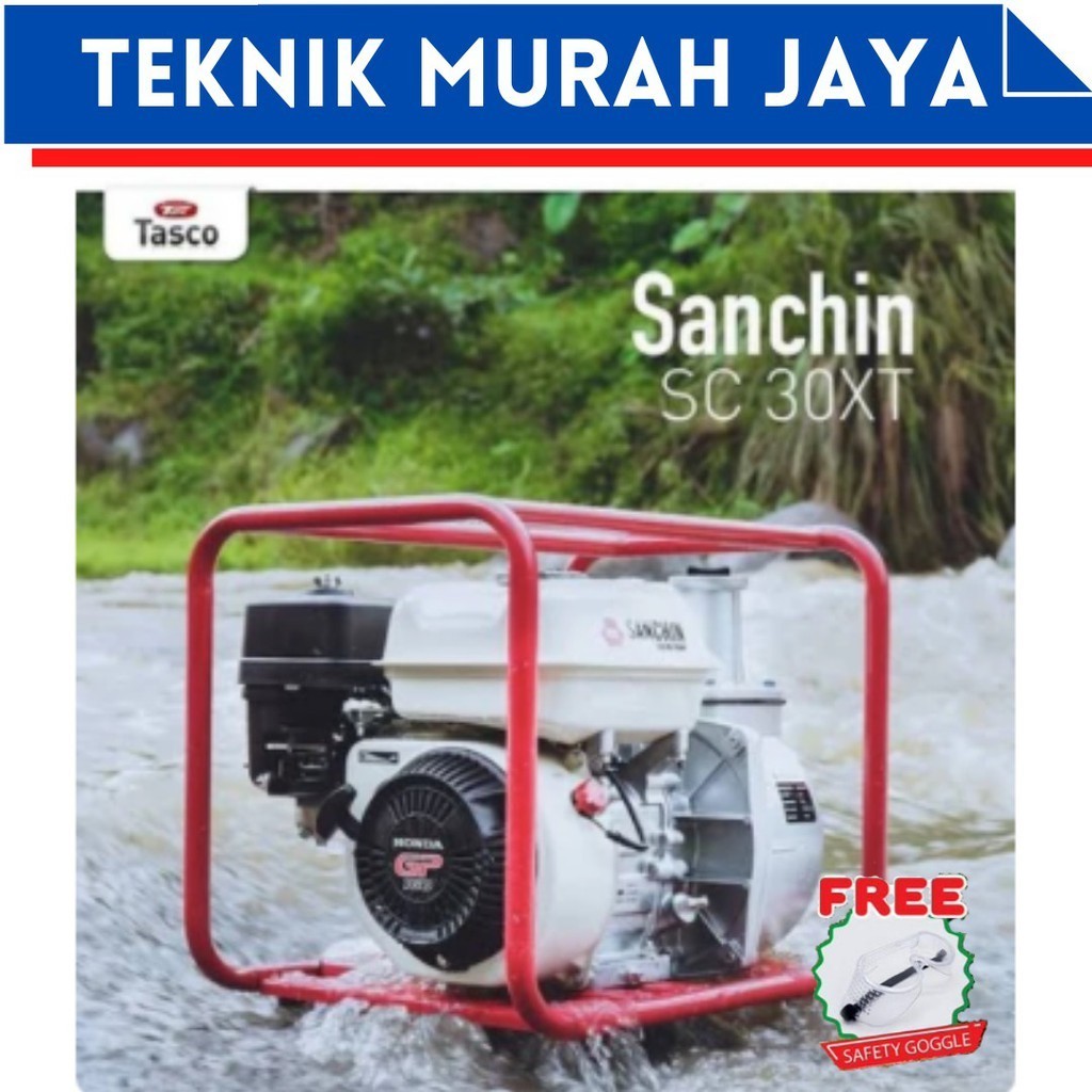Pompa Irigasi Sawah HONDA SANCHIN SC30XT Engine Pump Alkon 3 inch