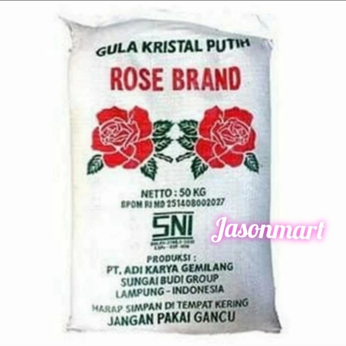 JGR GULA PASIR ROSEBRAND 50 KG