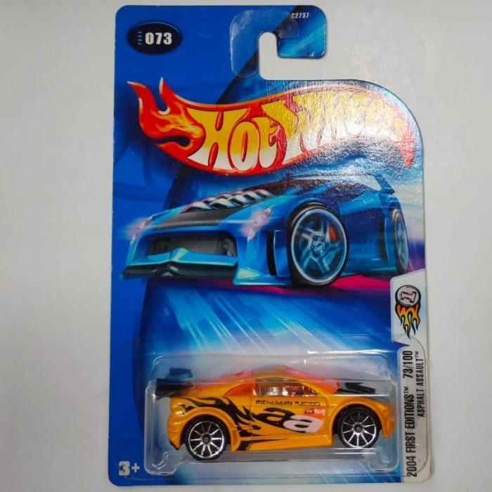 HW Hot Wheels Asphalt Assault kuning tampo aa 2004 -DD24