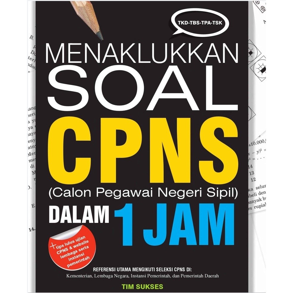 

[EB-1159] Menaklukkan Soal CPNS Dalam 1 Jam - PDF