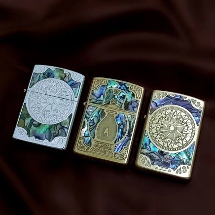 PPHSTORE Zorro Kerosene Lighter Old Fashioned Retro Compass