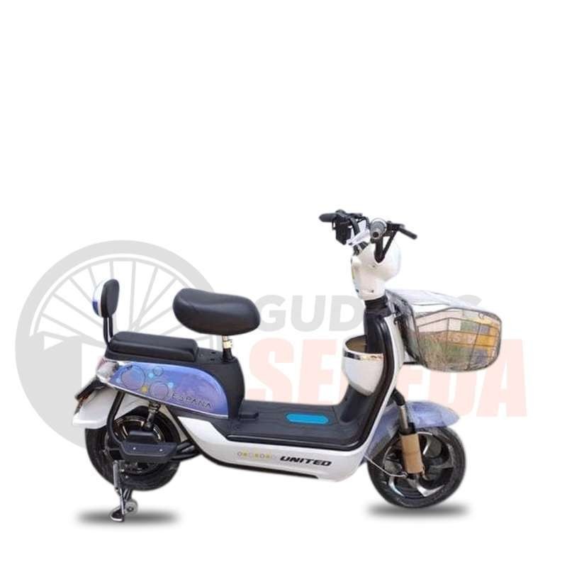 Sepeda Motor Listrik United Espana Milez Bosch Baterai 48V Garansi Resmi [Harga Belum Termasuk Ongkir]