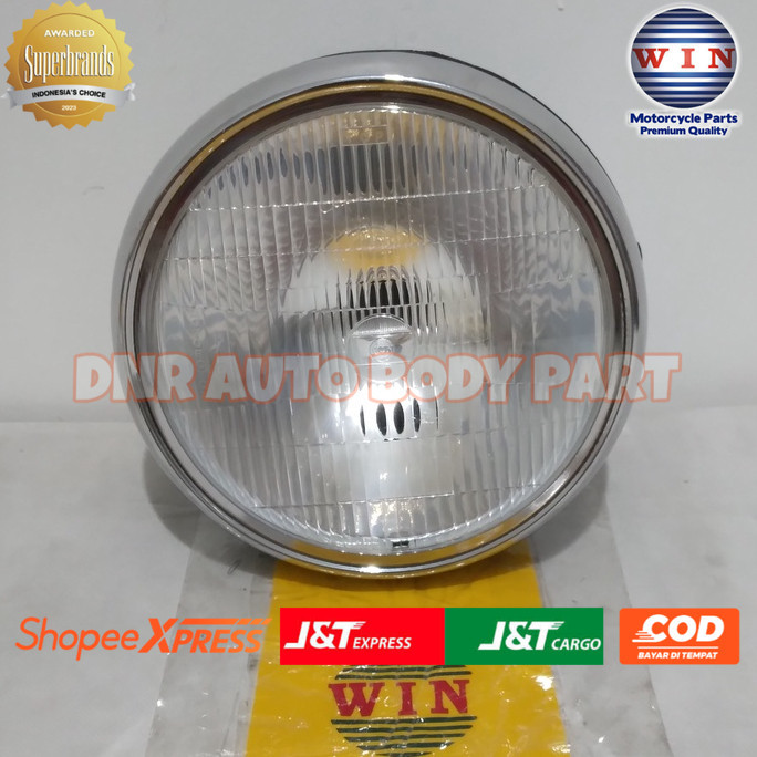 Lampu Depan Tiger 2000 Lama | reflektor headlamp unit WIN |