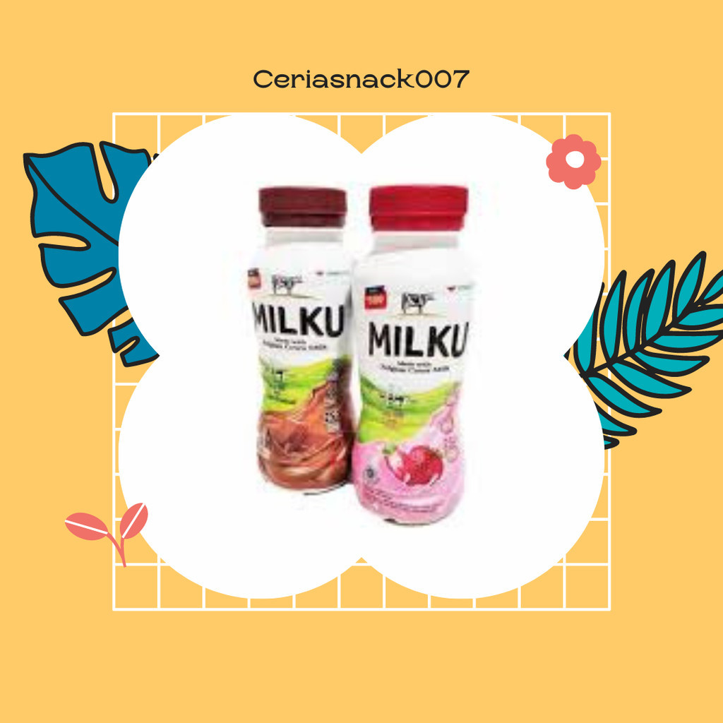 

Milku Susu UHT Coklat - Stroberi botol 200ml