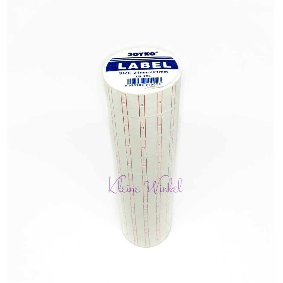 

Label harga roll 1 line JOYKO isi 10 roll