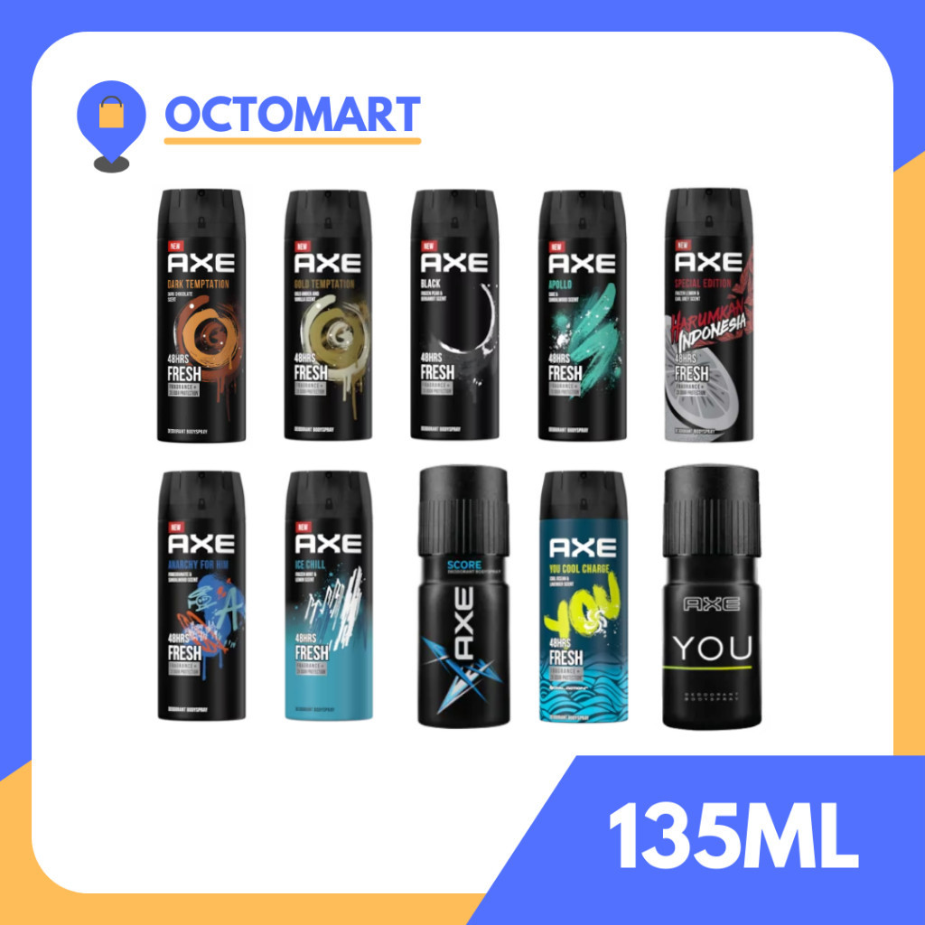 AXE Deodorant Bodyspray 135ML / 135 ML Deodoran Parfum Body Spray 150ML / 150 ML