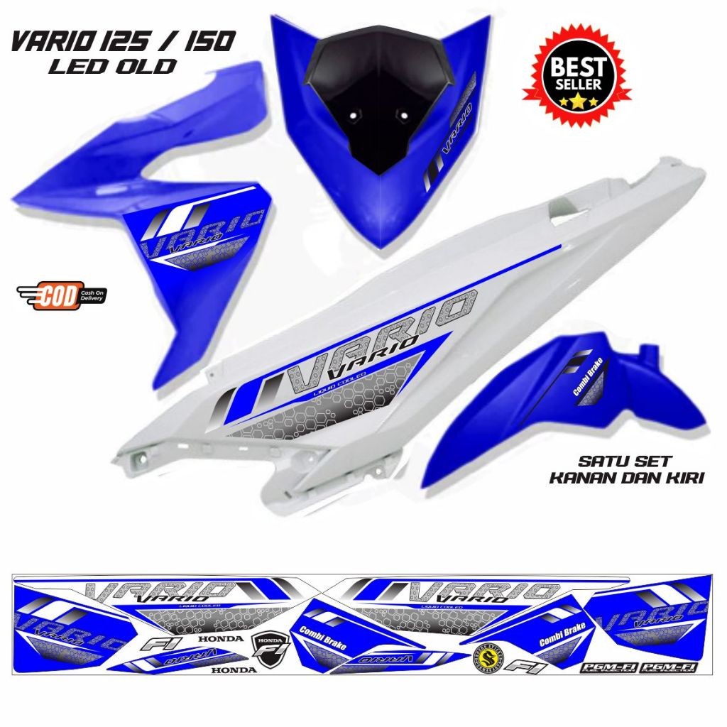 list STIKER VARIO LED 125 / STRIPING VARIASI HONDA VARIO LED 150 FI OLD