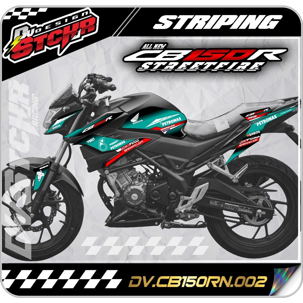 Striping CB150R / CB 150 R All New 2018 2019 Petronas-Sticker Stiker CB 150R NEW DV 02