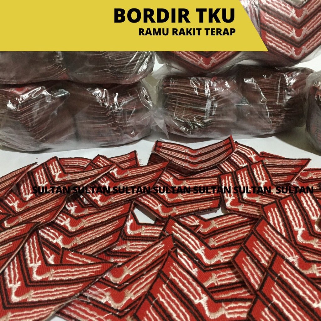 Bordir BORDIR LOGO TKU RAMU RAKIT TERAP Perlengkapan Pramuka Osis dan Pramuka