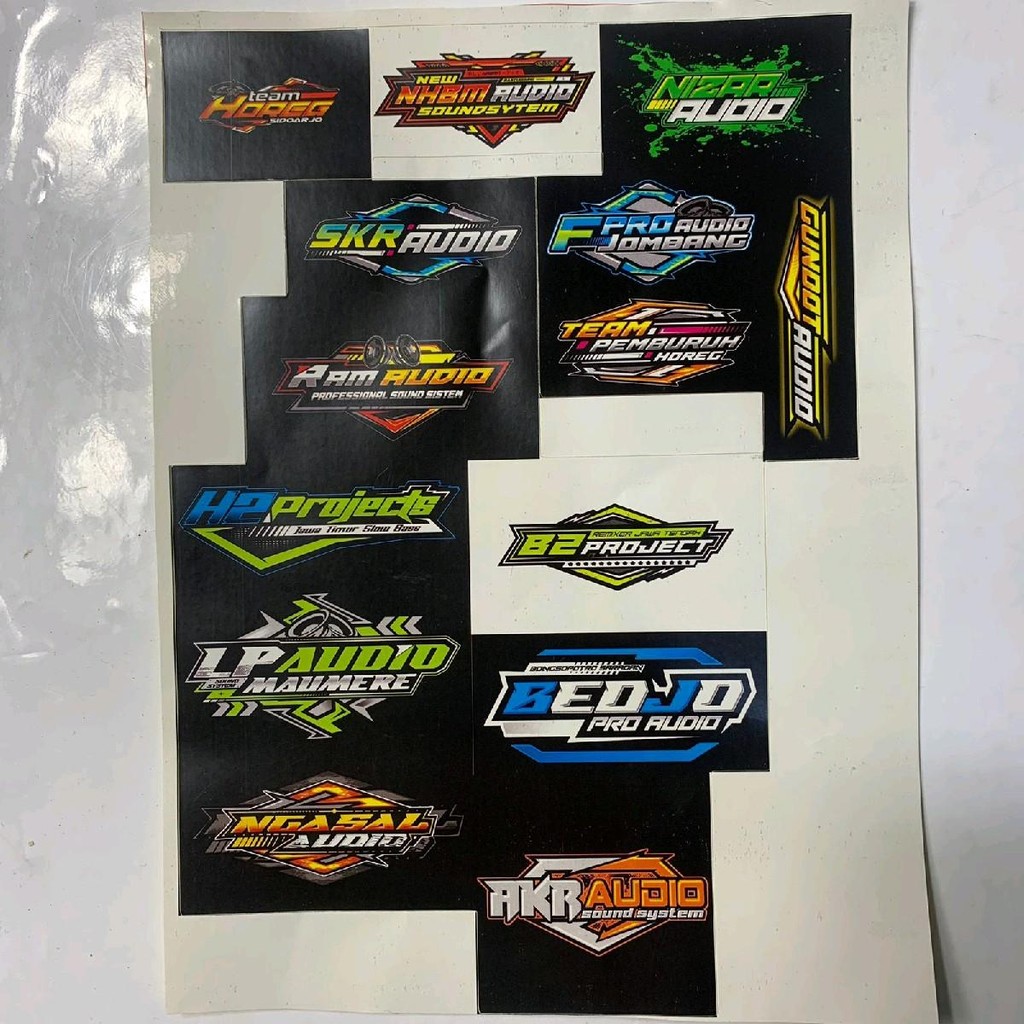 

Stiker Sound System Isi 14 Pcs - Stiker Anti Air Cocok Digunakan Untuk Hiasan Tumbrl - Motor - Case HP