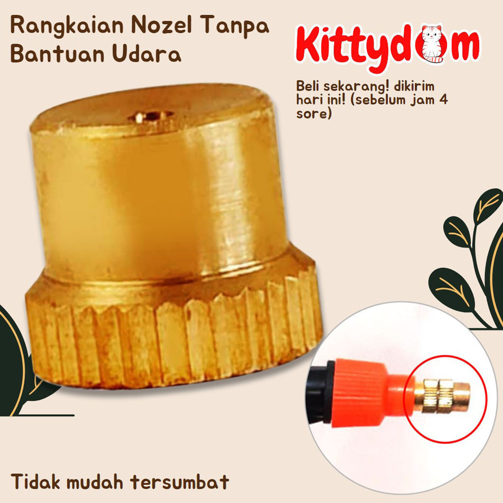 KITTYDOM Kepala Semprotan HEAD NOZZLE Alat Siram Jetnozzle Air Taman Kebun Head Sprinkler Sprayer Ka