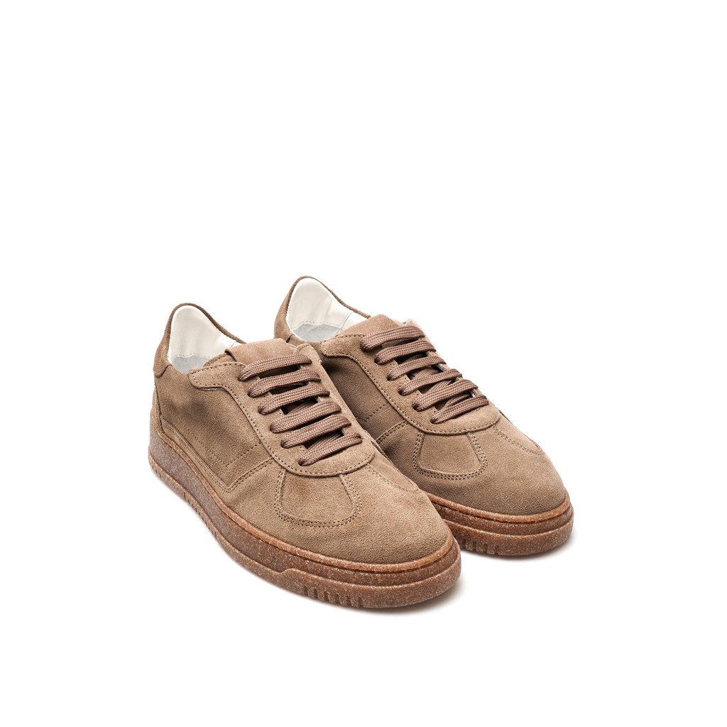OWEN BEIGE Sepatu Kulit Sneakers Pria by Mario Minardi