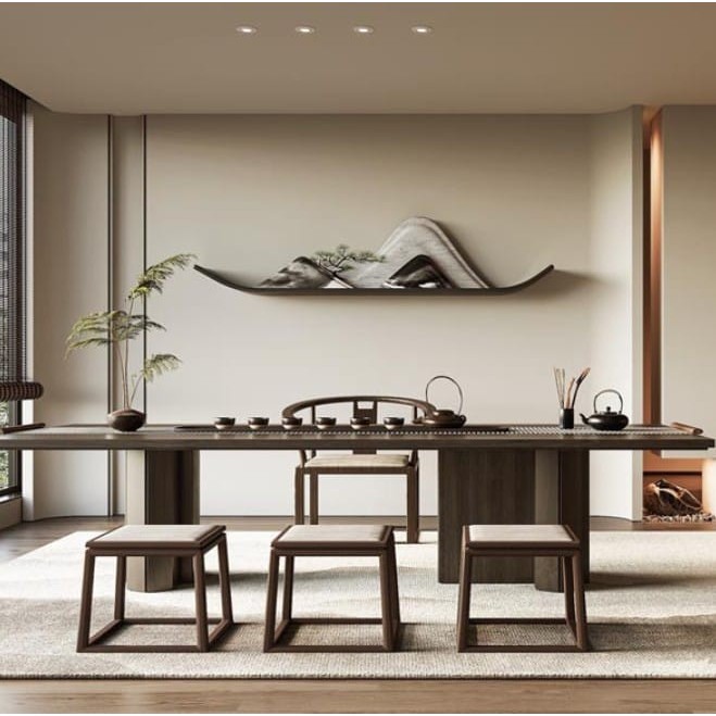 Wallpaper PVC Sheet 50 Meter | Kamar Dinding Tembok Dapur Meja Kamar Mandi Lemari Rak | Motif Kayu E