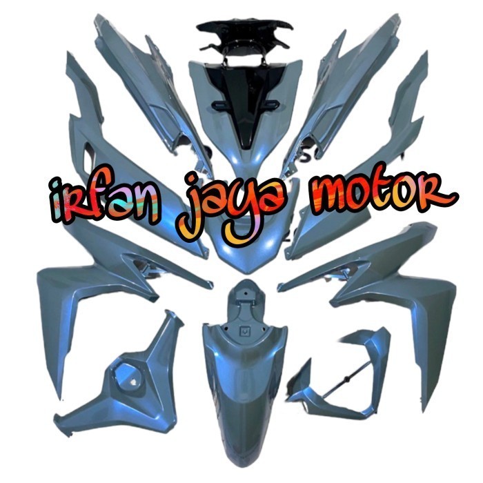 Full body Halus Cover body full halus Honda Vario 125 150 all new LED Nardo lembayung biru