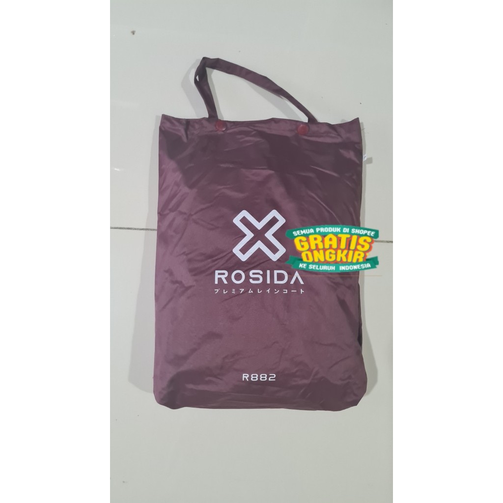 TPK/Jas Hujan Rosida Sporty R882 ORIGINAL - Merah Marun, M/ bsar jumbo mantel jashujan