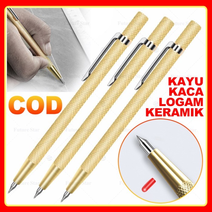 

Alat Pemotong Kaca / Pisau Potong Kaca / 2-19mm Keramik Ubin Glass Cutter Diamond Granit Cutting Tool Manual Multifungsi Alat Penanda Garis Model Pulpen Tool Set 2 In 1 Ukir Nat Stainless Metal