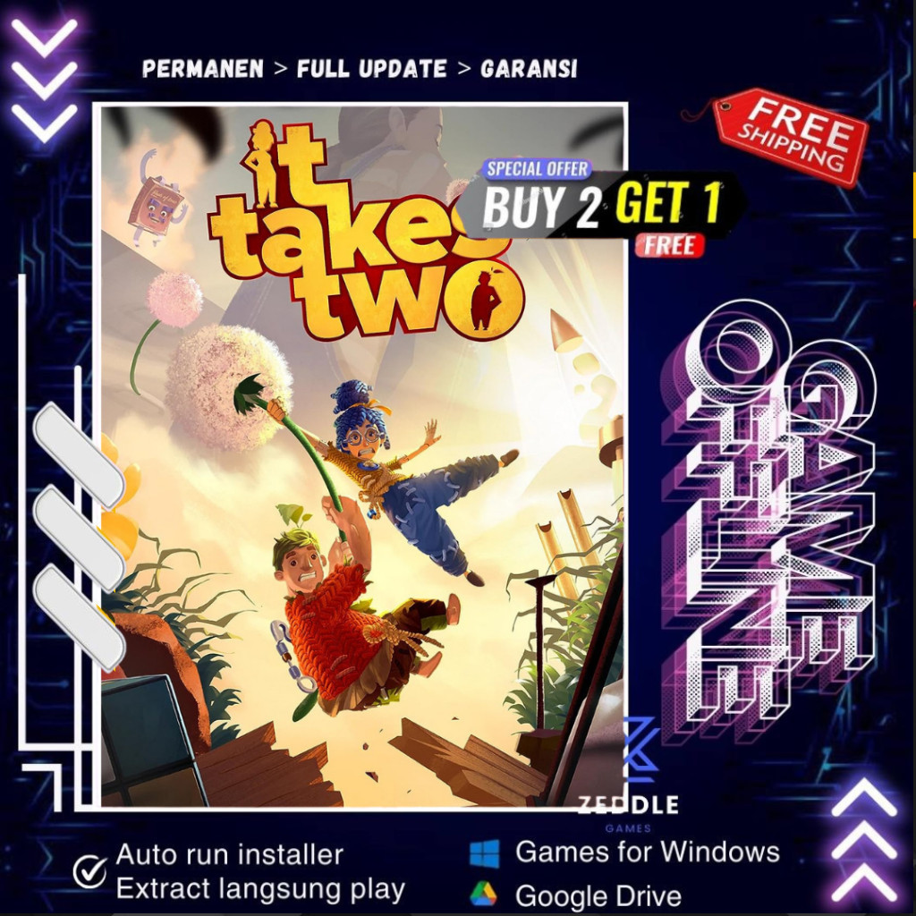 IT TAKES TWO - GAME PC - GAME LAPTOP - PC GAMES OFFLINE