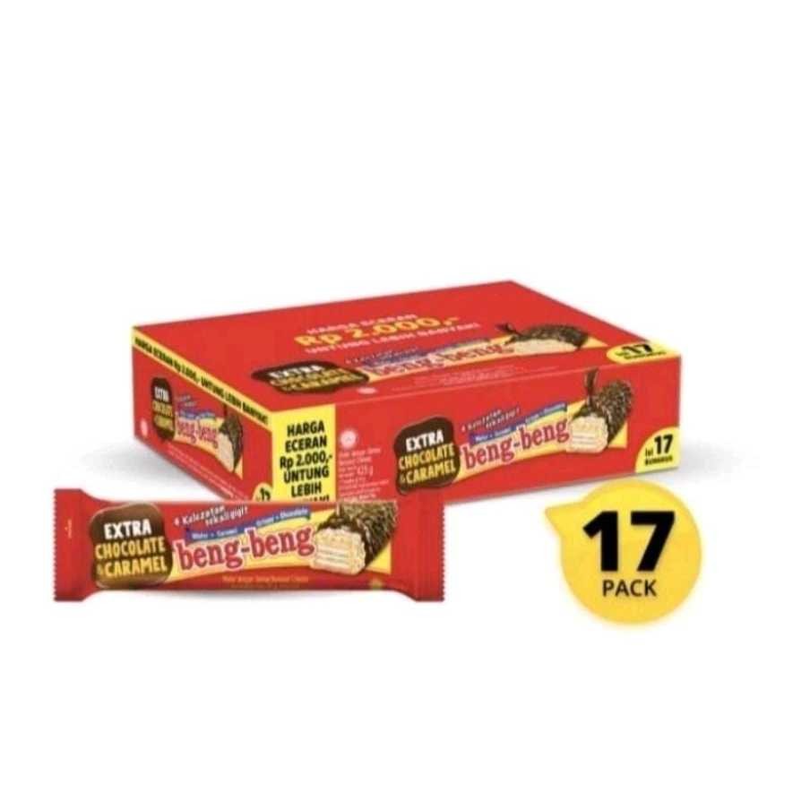 

Beng beng wafer Chocolate 17 x 25 g