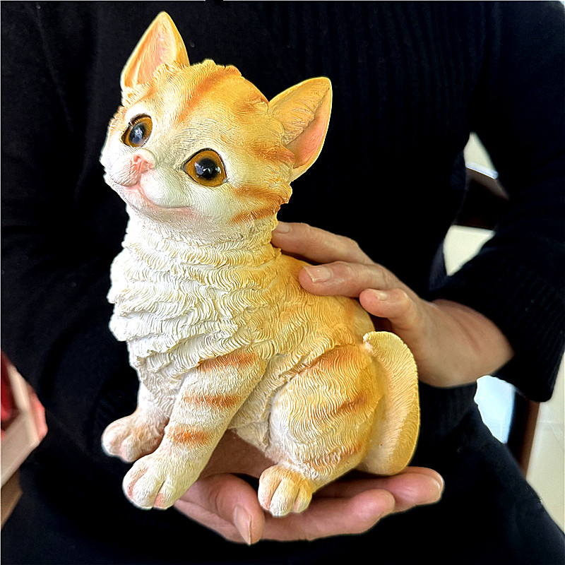 

Large Cat Silicone Mold DIY Resin Gypsum Aromatherapy Candle Concrete Crystal Dropper Mold Manufacturing Crafts