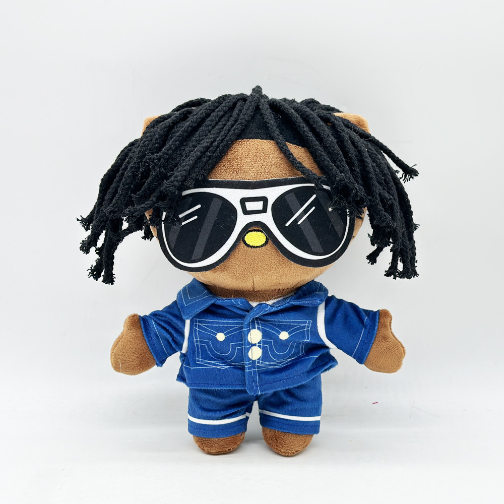 Hello Kitty Chief Keef Plush Doll Figure Stuffed Toys Cute Boys Girls Fans Collect Gifts 23cm