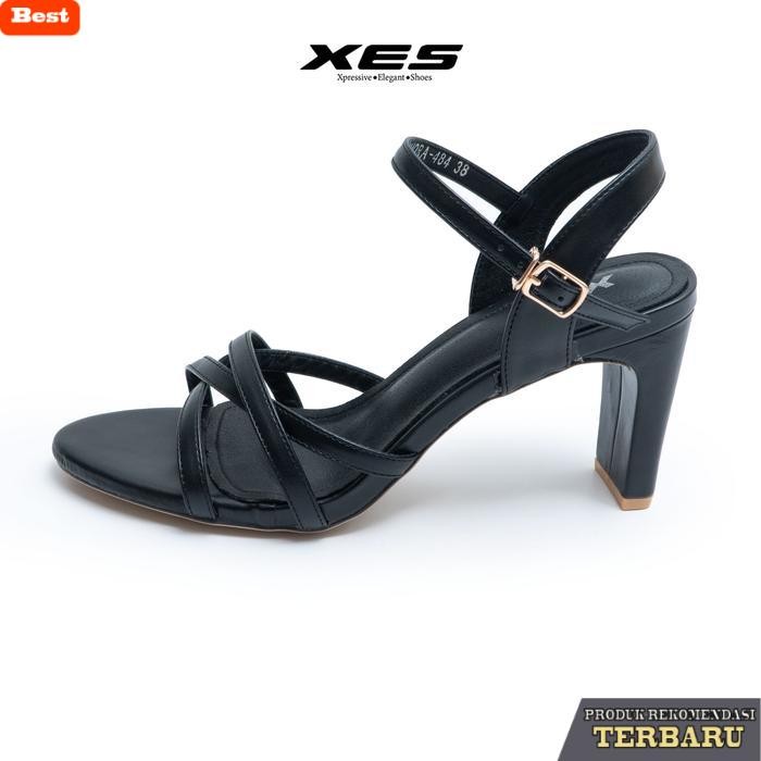 sandal wanita trend sekarang Sandal Hak Lebaran XES GAMORA-484 Sepatu Heels Pesta Wanita 7cm Ankle S