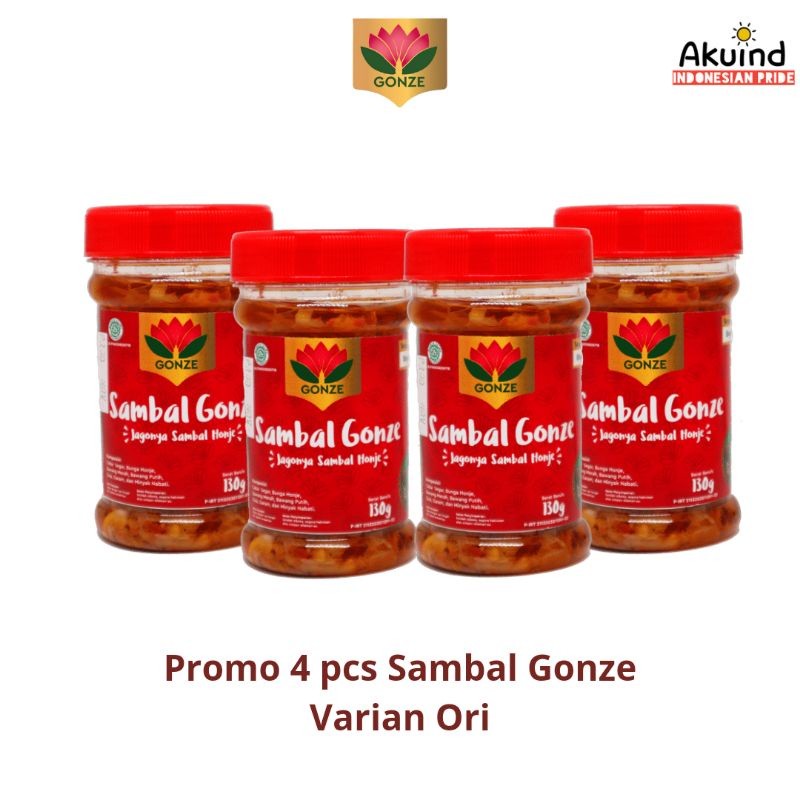 

MAREKI reguler - Promo 4 botol sambal kecombrang original pedas / sambel honje khas cianjur