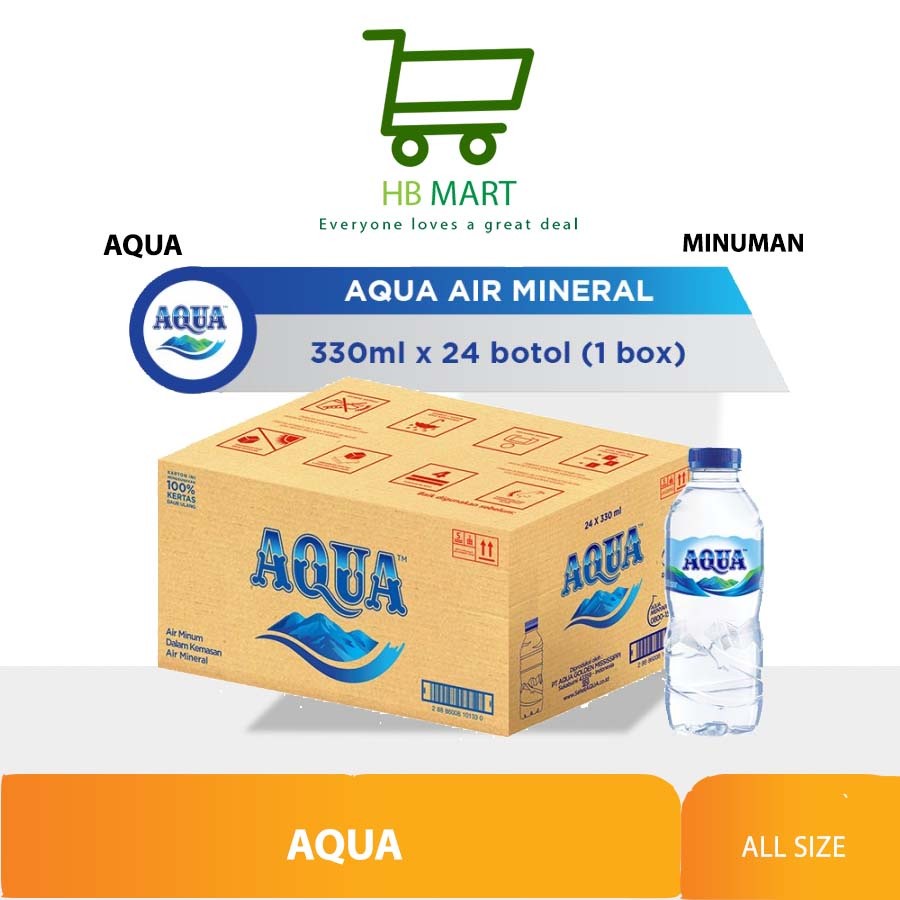 

KHUSUS OJOL MEDAN AQUA AIR MINERAL [330 ML/ KEMASAN BOTOL]