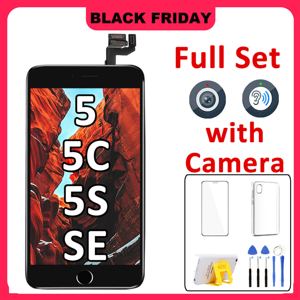 LCD Display For iPhone 5 5C 5S SE 2016 SE1 Full Set Screen Assembly Touch Digitizer Complete Replace
