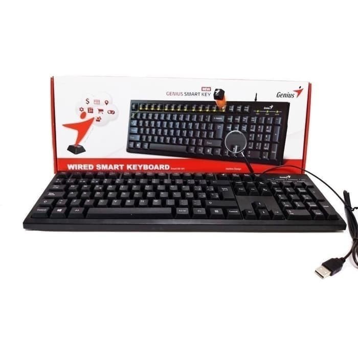 Promo Keyboard Genius KB101 KB 101 USB Smart Keyboard Office