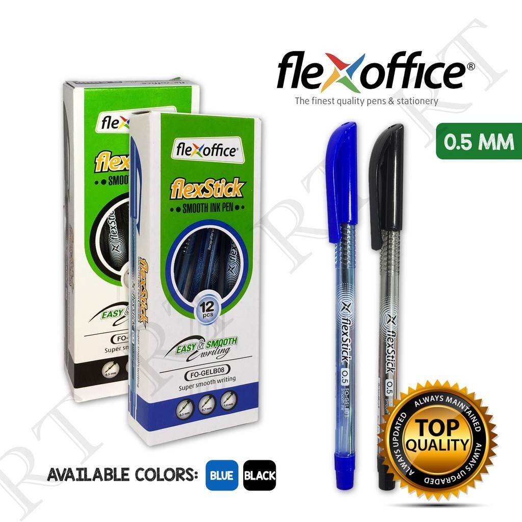 

12PC-PULPEN HITAM FLEXSTICK- FOGELB08 0.5mm