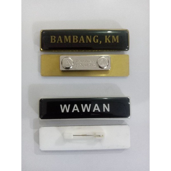 

[P.O] Nama Dada Nametag KUNINGAN